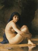 Adolphe William Bouguereau Seated Nude (mk26) oil painting reproduction